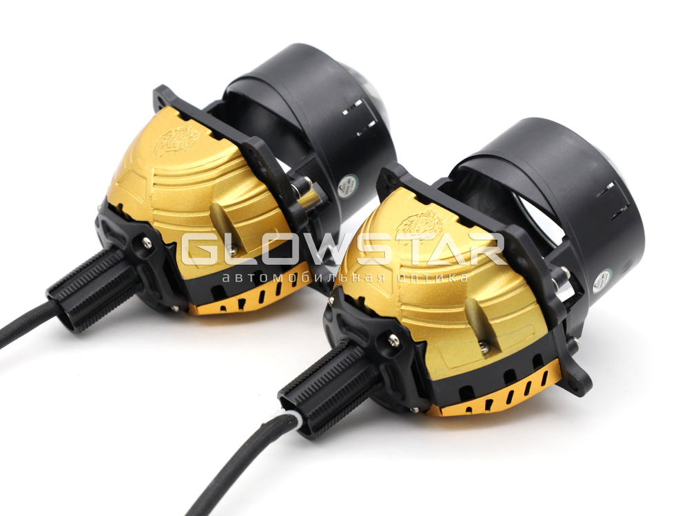 Билед модули Aozoom A15 2.5 дюйма, 2 чипа, 5500K, 12V, 58W/65W, крепление 3R и съемное гаечное (комплект, 2шт)