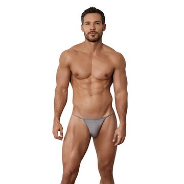 Мужские трусы танга серые Clever Moda DESTELLOS BRIEF BIKINI 156612