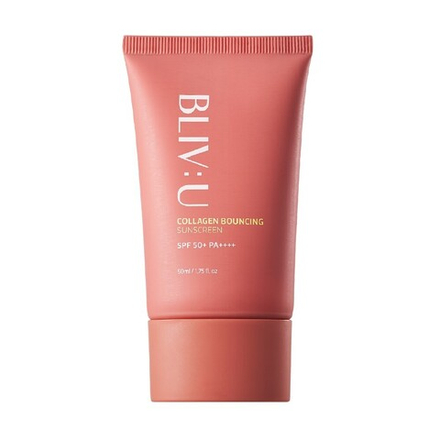 Солнцезащитный крем BLIV U Collagen Bouncing Sunscreen SPF50, 50 мл