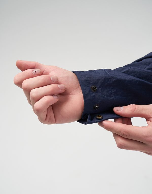 Куртка We Don’t Care Swiss M70 Crinkle Nylon Jacket Navy - фото 6