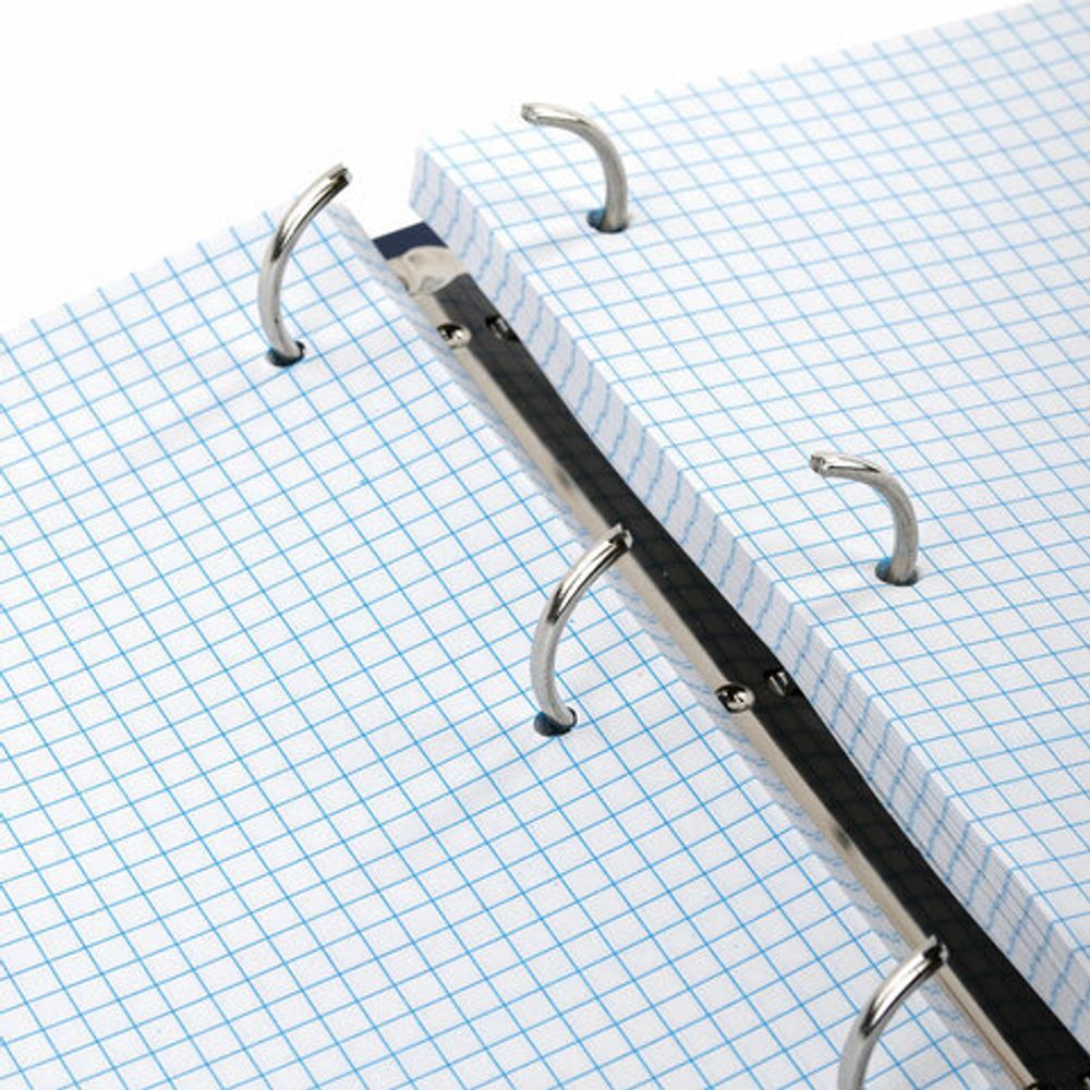 Тетрадь на кольцах БОЛЬШАЯ 210х305 мм А4, 100 л., обложка картон, клетка, BRAUBERG "Shade", 404102