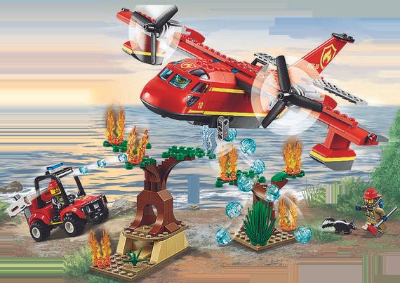 Lego konstruktor City Fire Plane