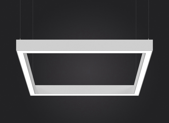 Подвесной LED светильник "Квадрат" LP85-FRAME-Q-1800 162Вт 4000К белый 17848Лм 1808х1808х80мм DIOLUM