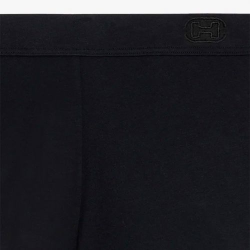 Мужские трусы боксеры черные HOM Supreme Cotton 40-2449-0004