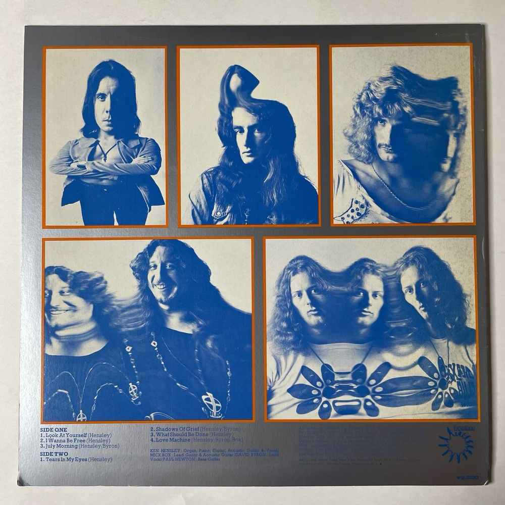Винтажная виниловая пластинка LP Uriah Heep Look At Yourself (Japan 1975) (No Obi) Tears In My Eyes