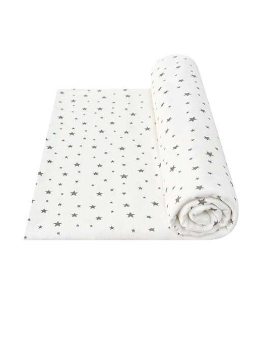 Утеплённая пелёнка Звездочки gray