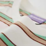 Футболка YMKASHIX Nineties Бело-Зелено-Коричневая