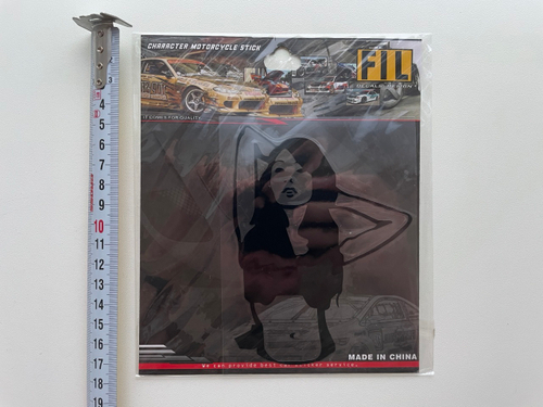 Наклейка (Девочка) на автомобиль, стикер на стекло (1 шт.)