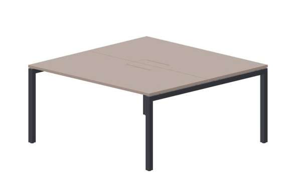 Составной стол Polo на 2 рабочих места 1580х1566х750мм (меламиновые аутлеты)