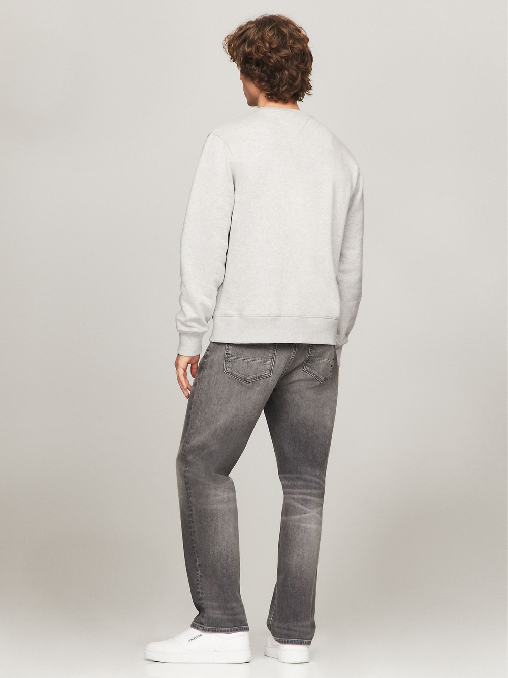 Свитшот Tommy Hilfiger Embroidered Tommy Logo Grey Heather