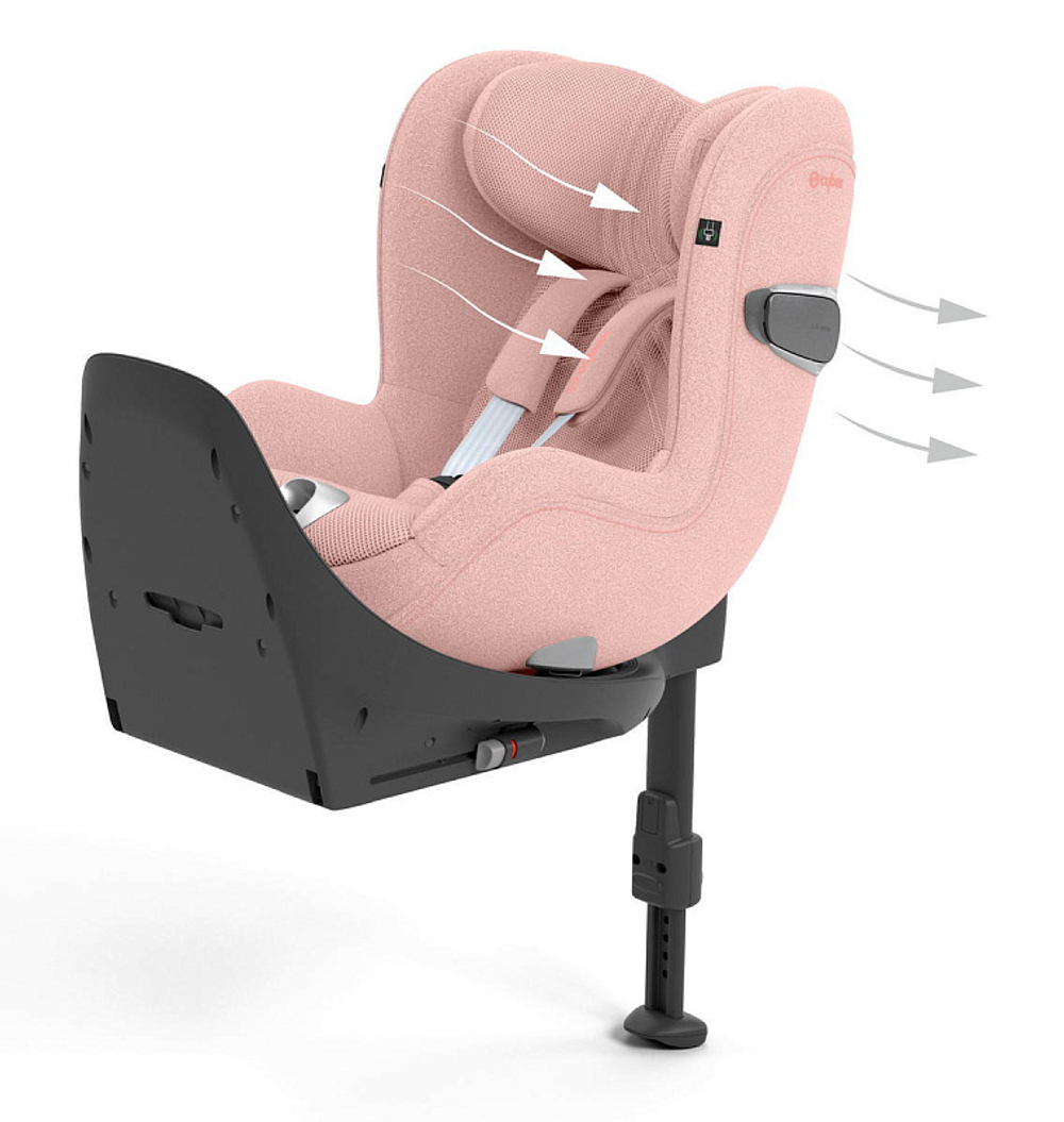 Автокресло Cybex Sirona T i-Size с базой isofix Base T Peach Pink Plus