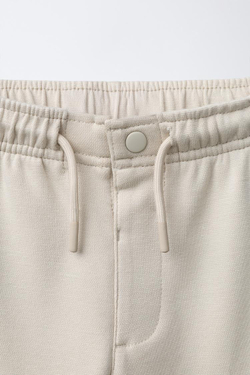 ZARA БРЮКИ ПРЯМОГО КРОЯ, ЭКРЮ