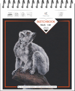 Блокнот-скетчбук SKETCHBOOK BLACK 20 листов на металлическом гребне