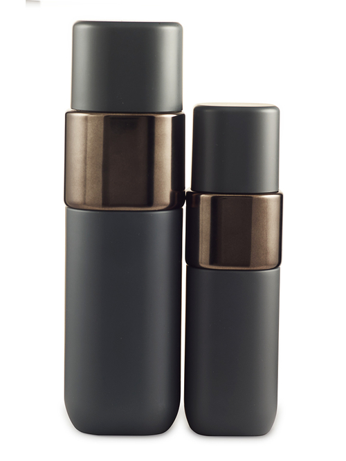 Вакуумный диспенсер матовый черный 30, 50 и 100 мл