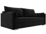 Диван прямой Сайгон, Черный, Велюр, 115107