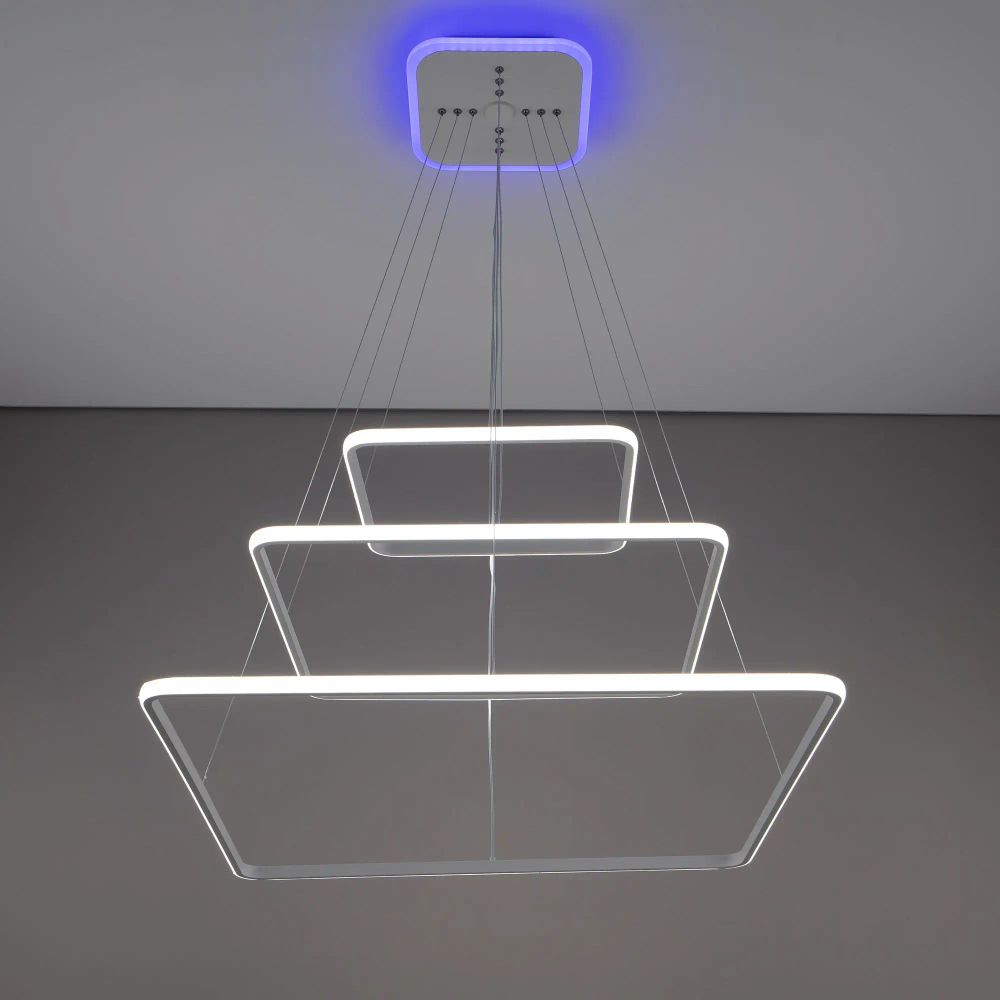 Citilux Неон Смарт CL731AK110E Умная подвесная люстра Белая