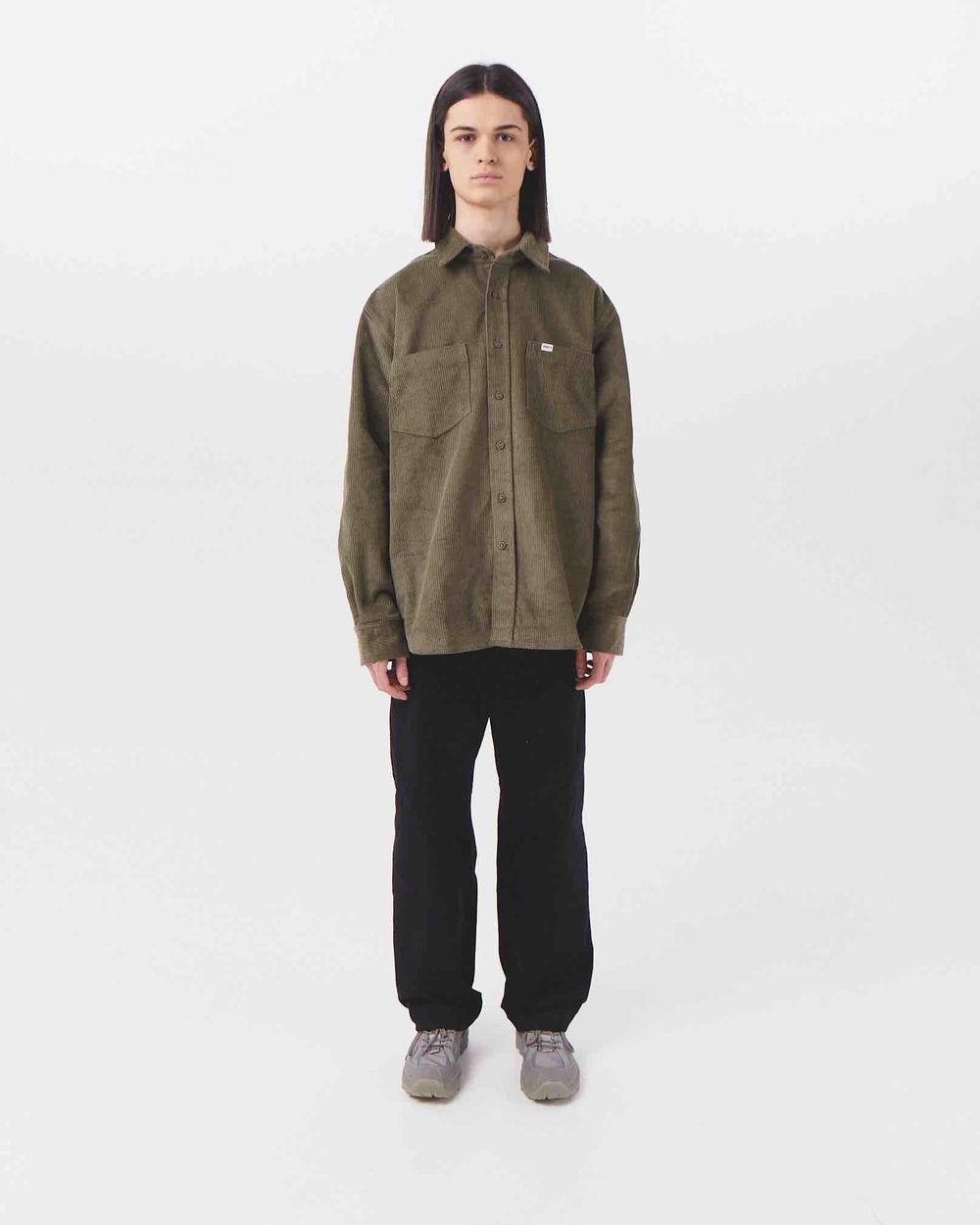 Рубашка Меч FW23 Velvet Basil Темно-зеленая