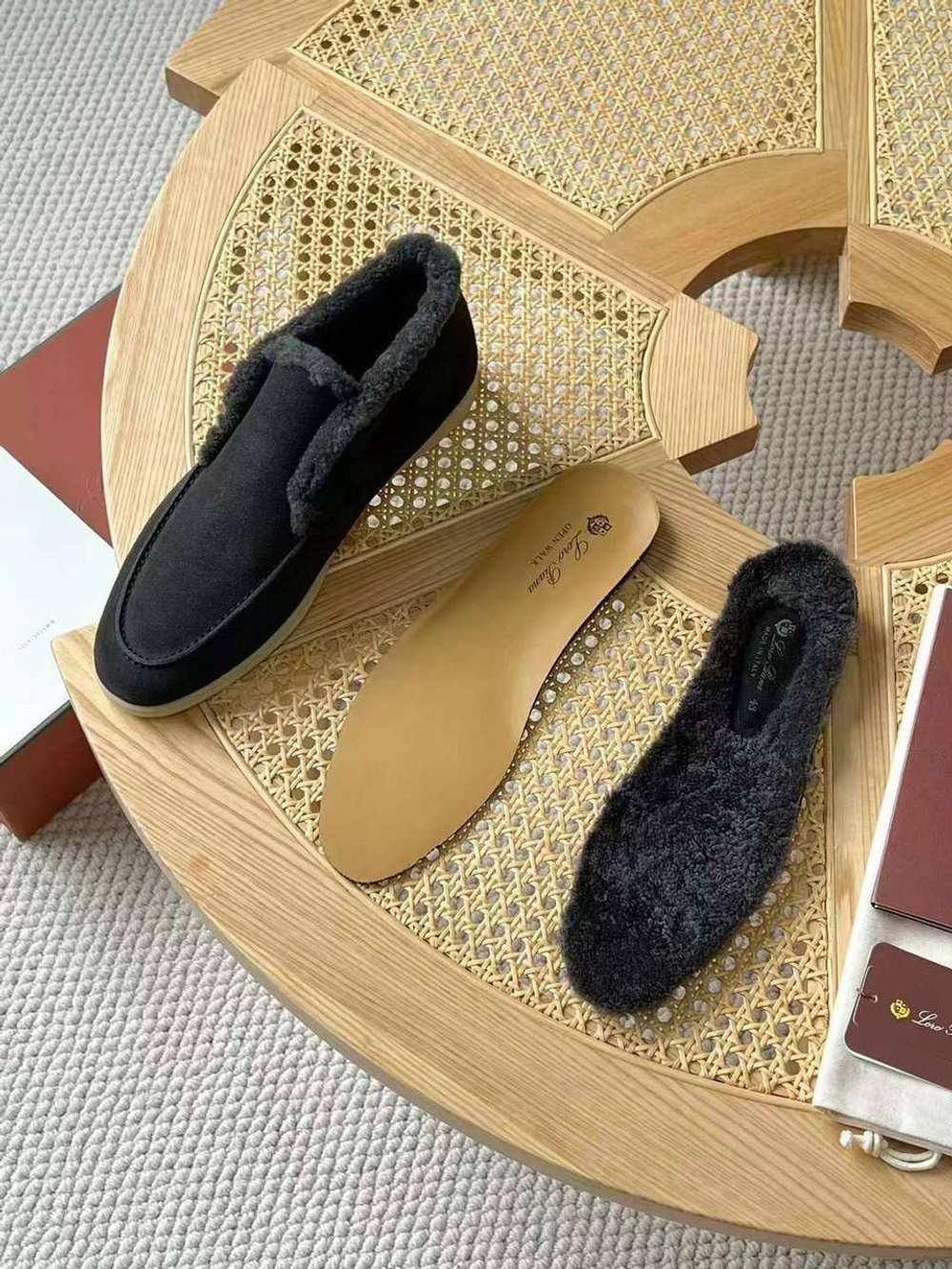 Высокие лоферы Loro Piana