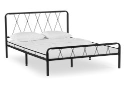 Полутораспальная кровать Иоханна 18 140х200 черная