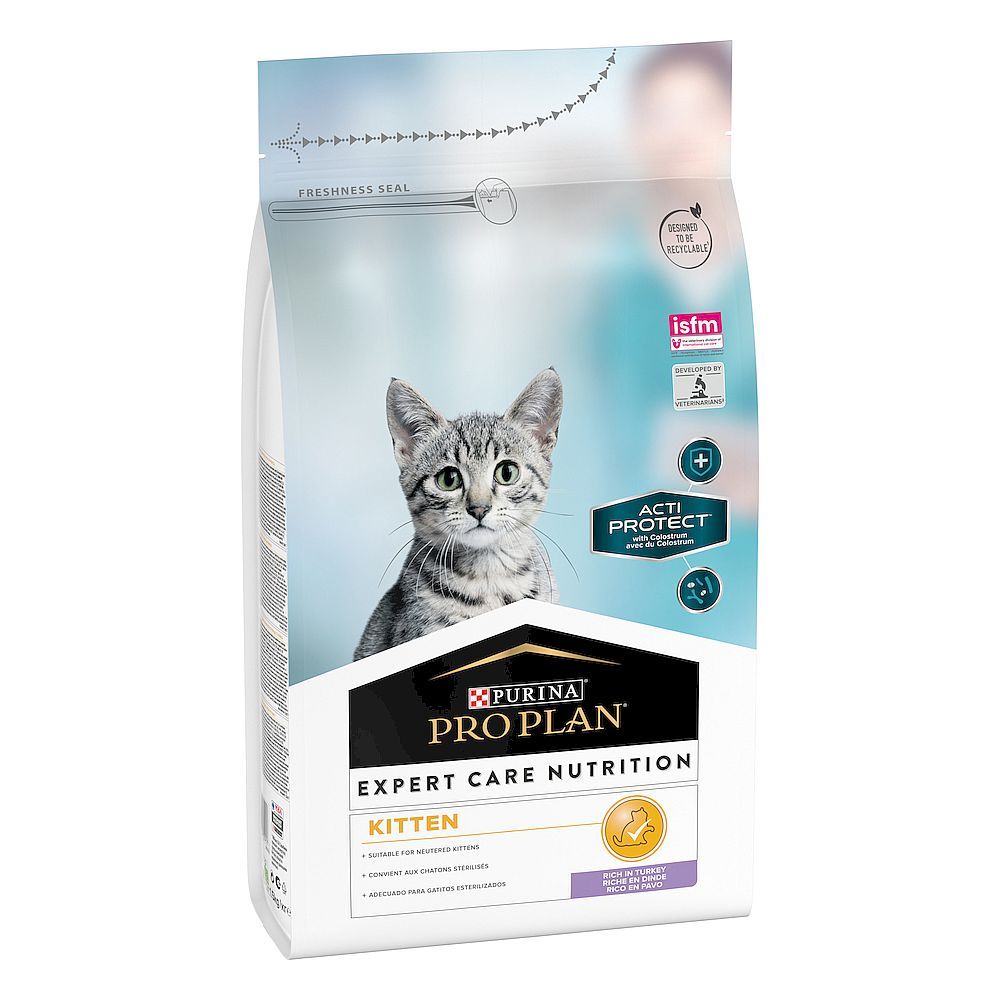 Сухой корм PRO PLAN ACTI PROTECT для котят, с высоким содержанием индейки, Пакет 1,5кг (УЦЕНКА) Сухой корм PRO PLAN ACTI PROTECT для котят, с высоким содержанием индейки, Пакет 1,5кг (УЦЕНКА)
