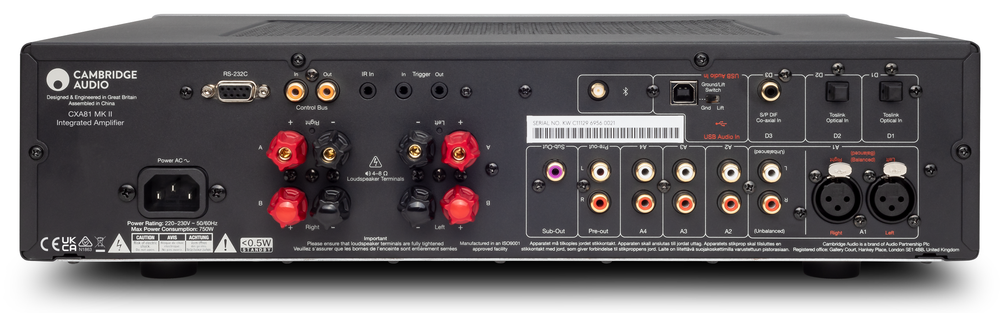 Интегральный усилитель Cambridge Audio CXA81 MKII серый