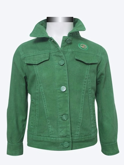 Куртка джинсовая для девочек манжеты и съемный капюшон р.92 2 года в ассорт. 969873