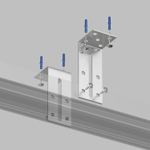 TR3045-AL Уголок регулируемый для закладных профилей ( комплект 2 шт)