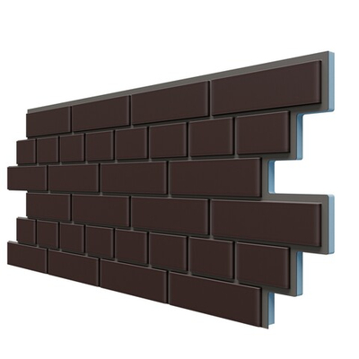 Термосайдинг Кирпич 0,2 (коричневый) 925*438*20 (уп. 11 шт.)