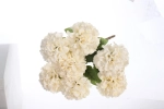 Искусственные цветы «Букет гортензий» 41см 7 цветков белые