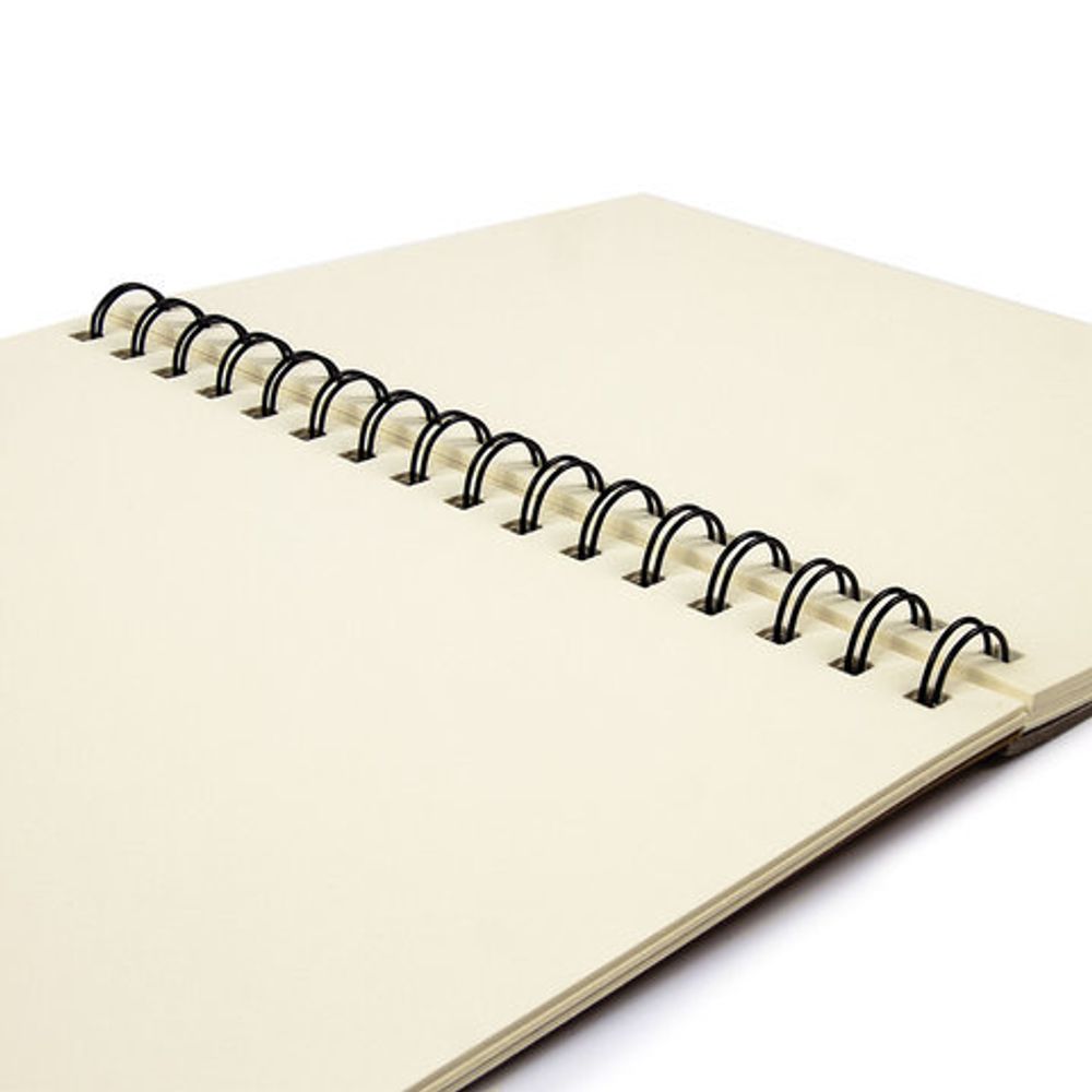 Скетчбук, слоновая кость 150г/м2, 148х210мм, 30л, гребень, BRAUBERG ART CLASSIC, 128948