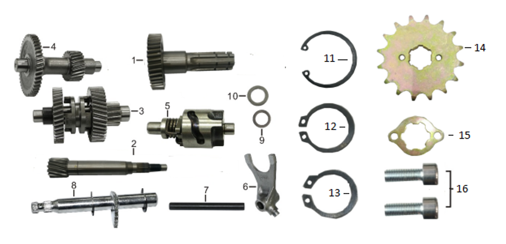 Запчасти двигателя к квадроциклу Motax Grizlik T200 | Grizlik T200 LUX. Рис. E12