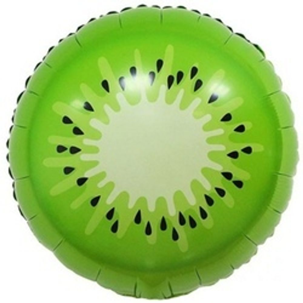 Шар (18"/46 см) Круг, Киви, Зеленый