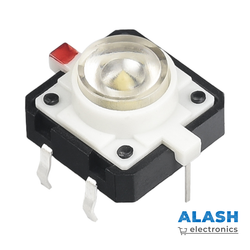 Тактильный переключатель с подсветкой 12×12×7.2 мм, LED-такт свитч