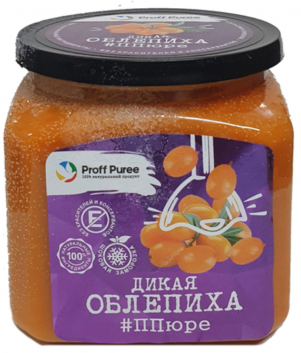 Пюре Облепиха замороженное 500 гр Proff Pure