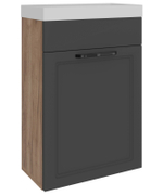 AVK2. Тумба навесная, 1 Дверь, 400, коллекция (Эрика, Cersanit Como, Дуб Крафт Золотой, Графит древесный)AVK2. Тумба навесная, 1 Дверь, 400, коллекция (Эрика, Cersanit Como, Дуб Крафт Золотой, Графит древесный)