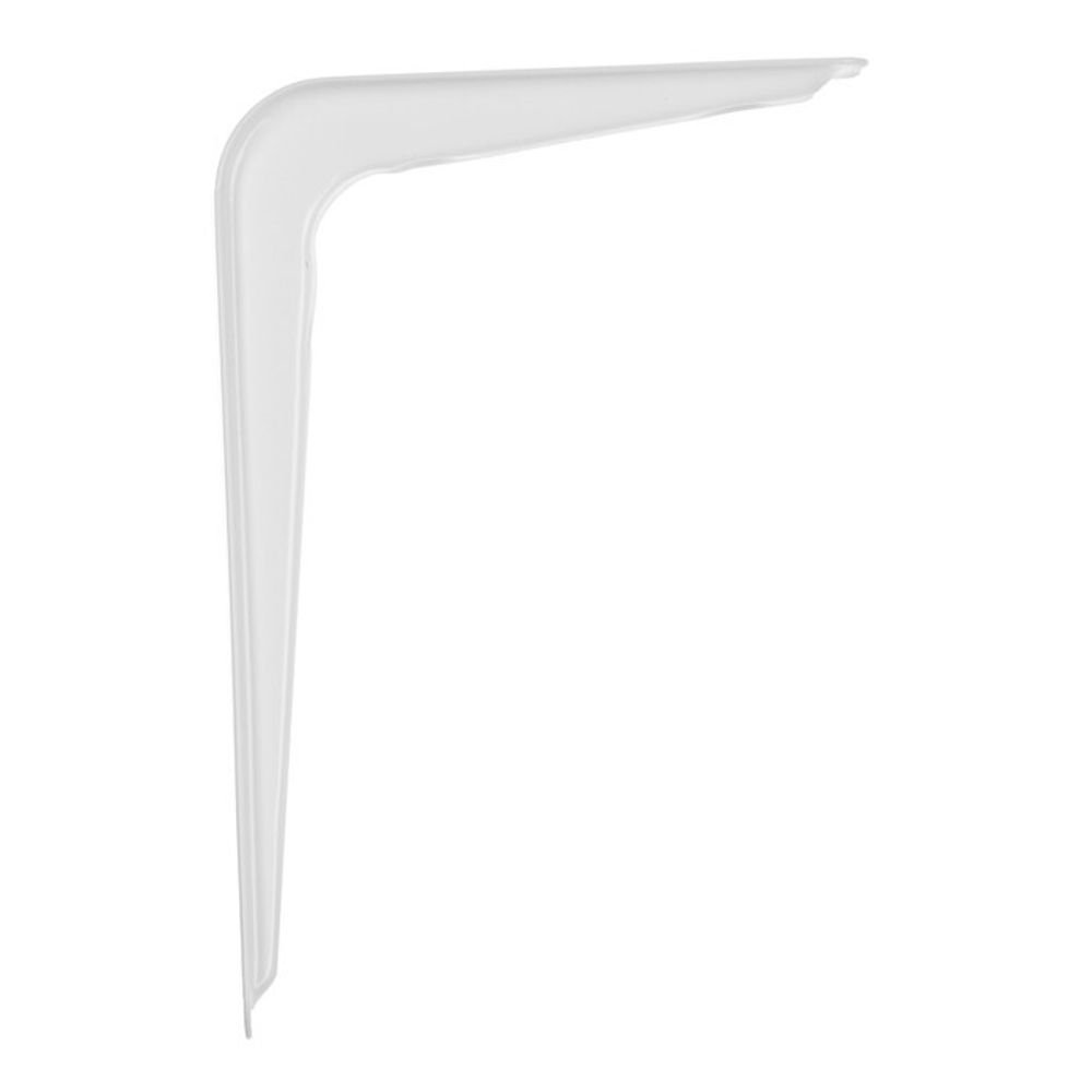 КРОНШТЕЙН ПРЯМОУГОЛЬНЫЙ МЕТАЛЛИСТ 82*120 ПОЛ.БЕЛЫЙ