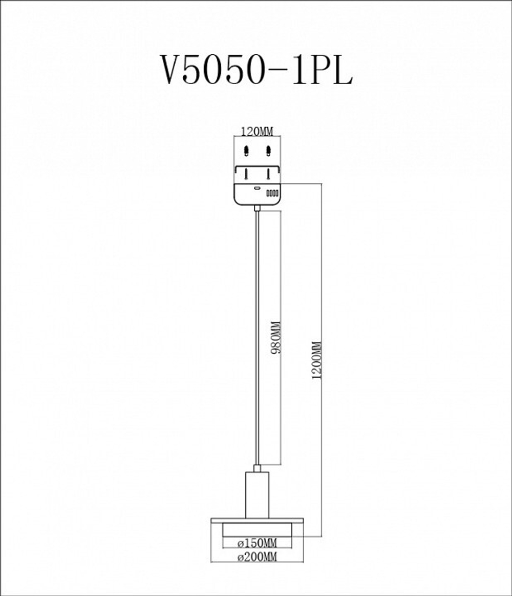 Подвесной светильник Moderli Solumn V5050-1PL