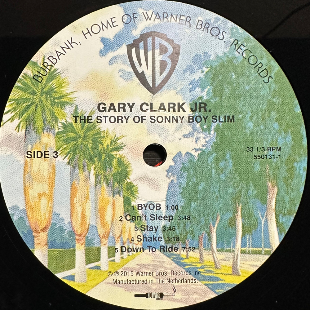 Gary Clark Jr. - The Story Of Sonny Boy Slim 2LP (Европа 2015г.)