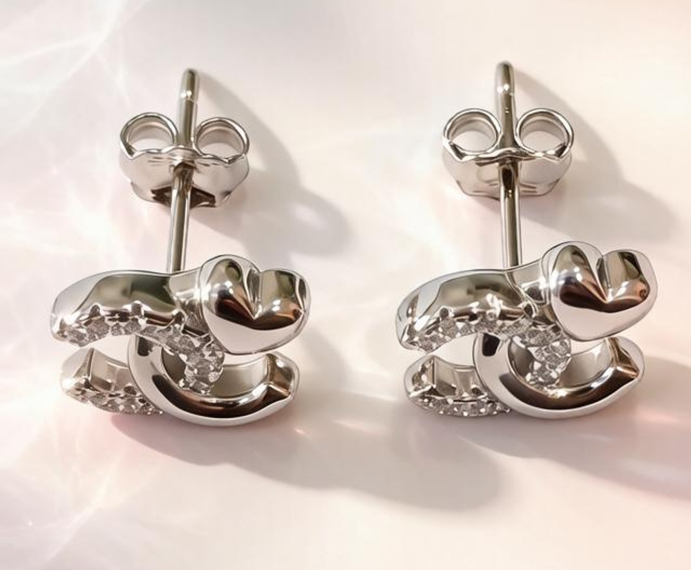 Ювелирные серьги из серебра 925 пробы