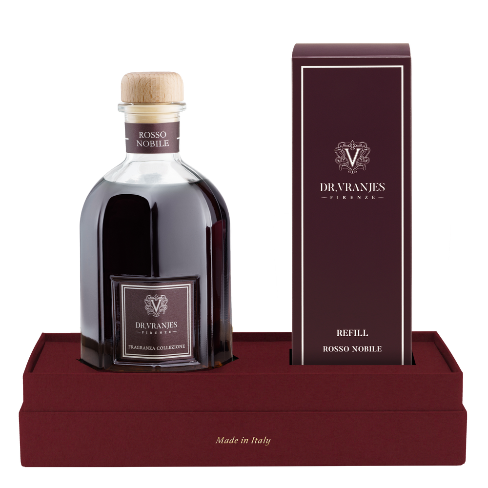 Dr. Vranjes Rosso Nobile 500 мл с наполнителем 500 мл в подарочной упаковка (аромат благородное красное вино)