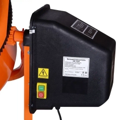 Бетономешалка строительная Вихрь 180л, полиамидный венец