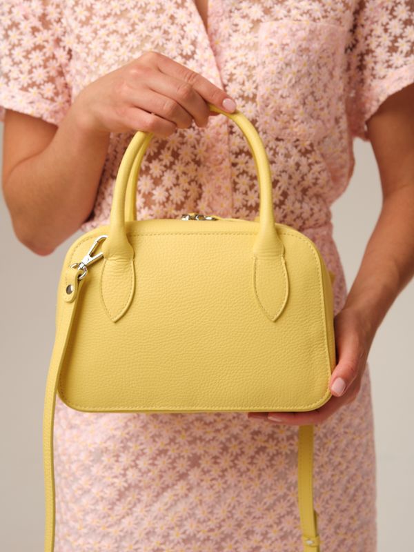 Кожаная сумка Polly summer DBR 31401 желтый нарцисс