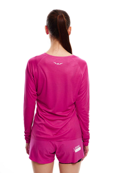 ЛОНГСЛИВ ЖЕНСКИЙ LONG SLEEVE TEE MICRO RIP STOP | PURPLE