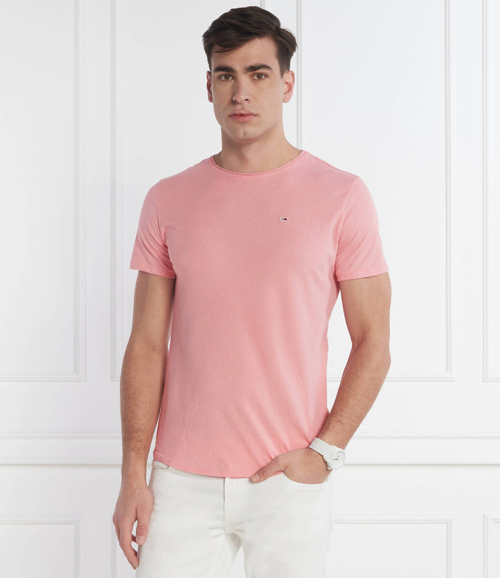 Футболка JASPE Tommy Jeans - розовый(DM0DM09586)
