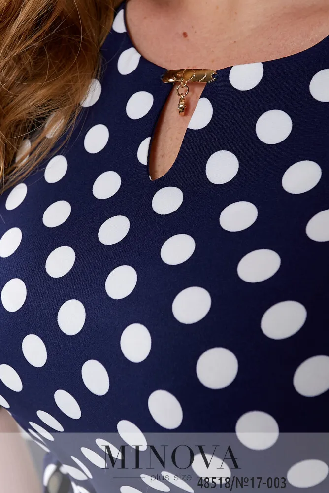 Платье 17-003-Синий горох Minova