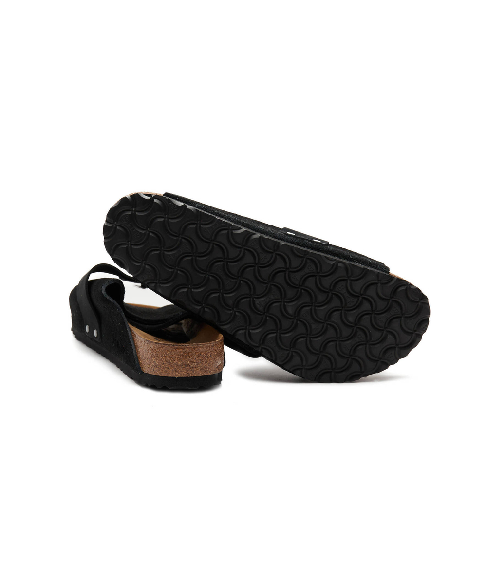 Шлепанцы кожаные kyoto vl Birkenstock - черный(1022350)