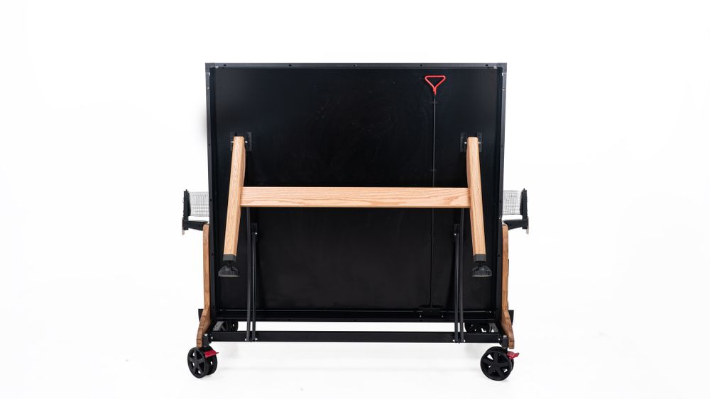 Теннисный стол складной для помещений &quot;RASSON PREMIUM T03 Indoor&quot; (274 х 152,5 х 76 см, натуральный дуб) с сеткой