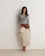 Юбка асимметричная миди