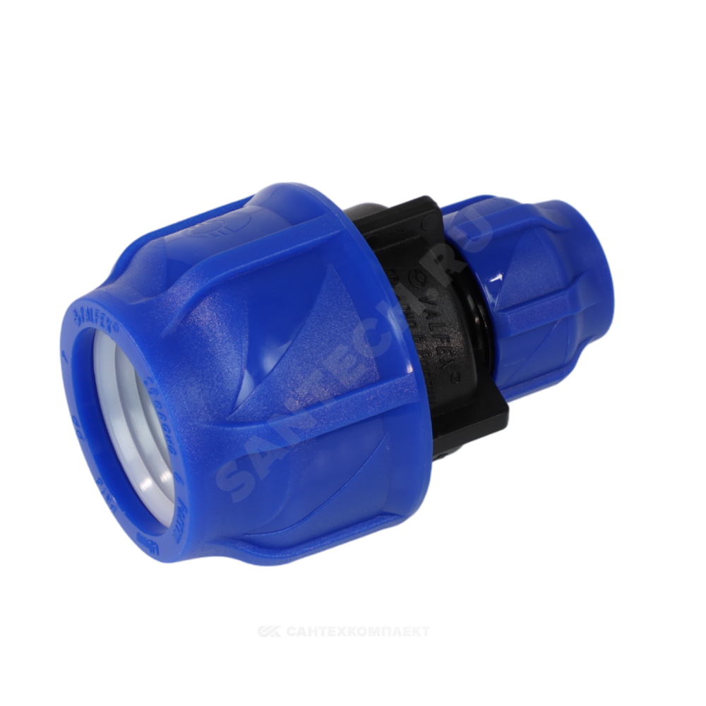Муфта компрессионная ПЭ переходная Дн 50х40 Ру16 VALFEX 121001215040