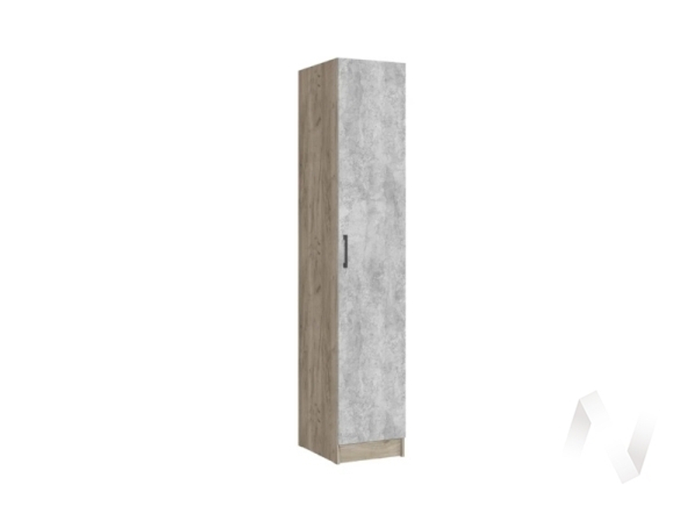 Пенал Спальня Вегас (дуб крафт серый/цемент)